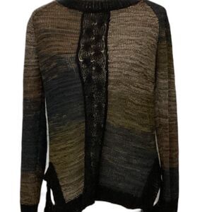 Curio New York Sweater Women’s Size Small Colors Brown, Black, Blue Knit
